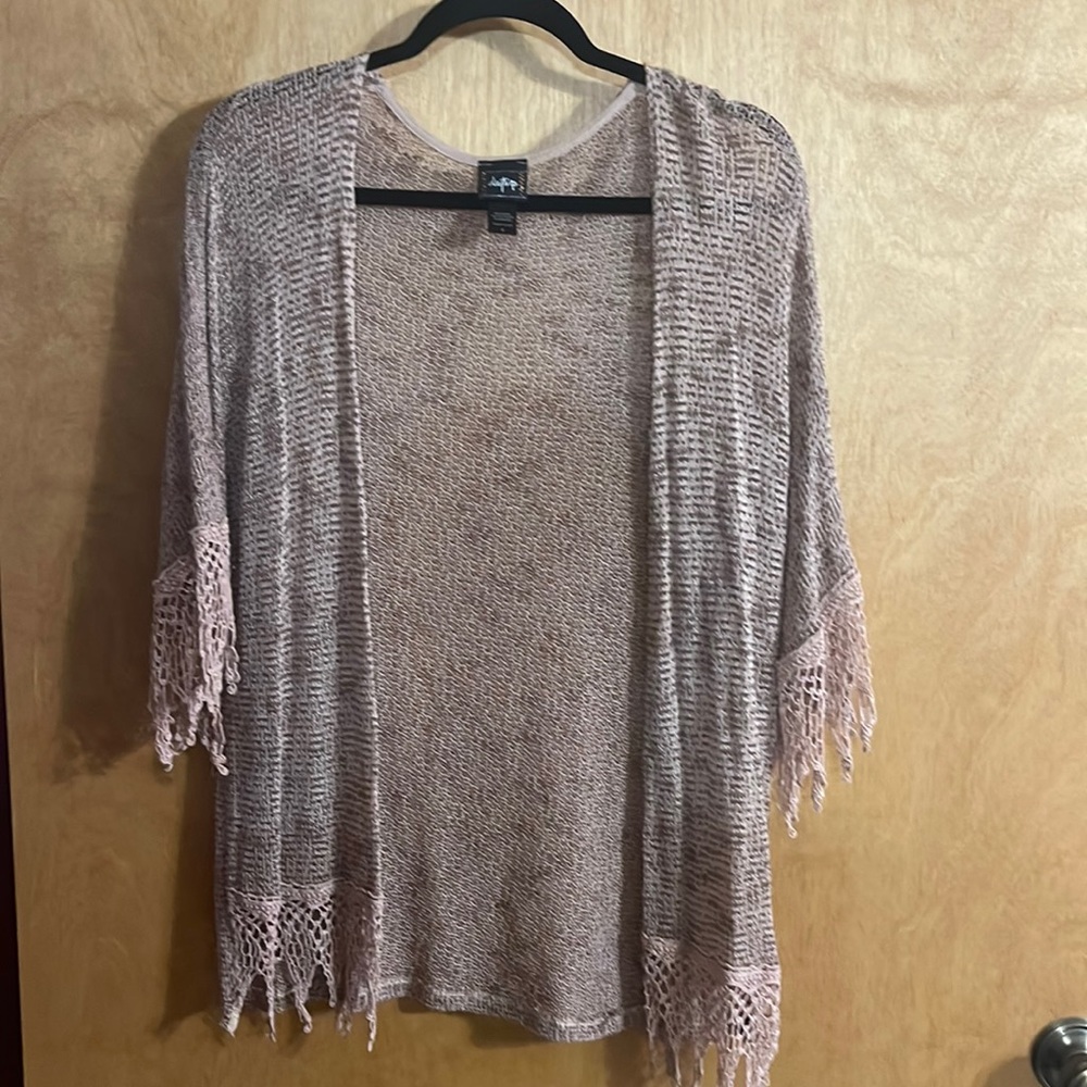 Tan cardigan